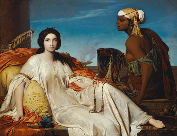 Odalisque, 1844 (oil on canvas) od Francois Leon Benouville