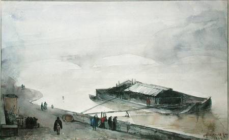 The Seine od François Marius Granet