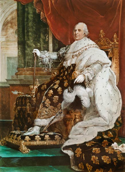 Louis XVIII (1755-1824) od François Pascal Simon Gérard