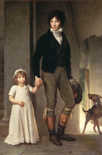 Jean-Baptiste Isabey with his daughter od François Pascal Simon Gérard