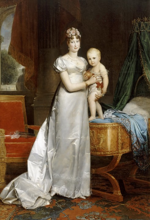 Empress Marie-Louise With the King of Rome od François Pascal Simon Gérard