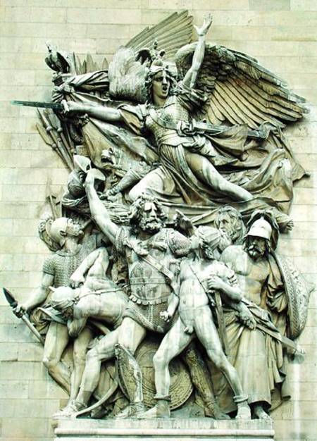 La Marseillaise, detail from the eastern face of the Arc de Triomphe od Francois Rude