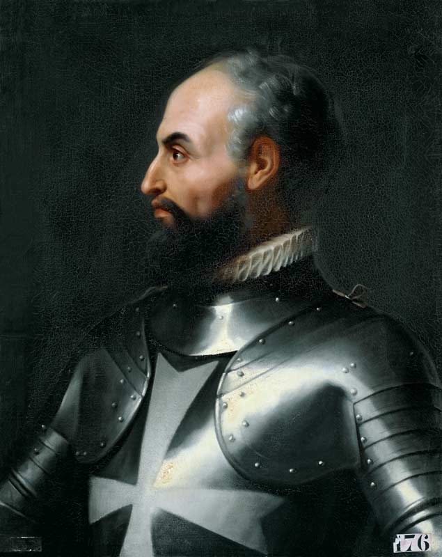 Jean de la Valette (1494-1568) Grand Master of the Knights of the Order of Malta od Francois Xavier Dupre