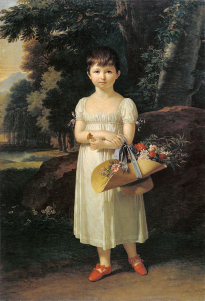 Portrait of Amelia Oginski od Francois Xavier Fabre