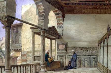 Loggia of Memlook Radnau Bey's House, Cairo od Frank Dillon