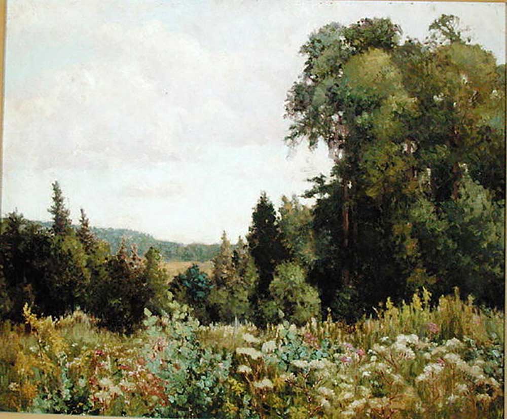 Flowering Meadow od Frank Johnston