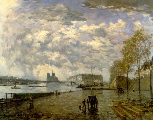 The Seine and Notre Dame od Frank Myers Boggs