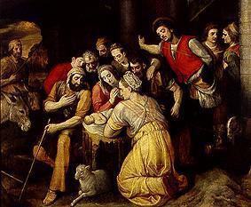 The adoration of the shepherds od Frans Floris de Vriendt
