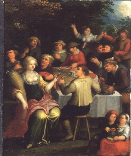 A Harvest Feast od Frans Francken d. J.