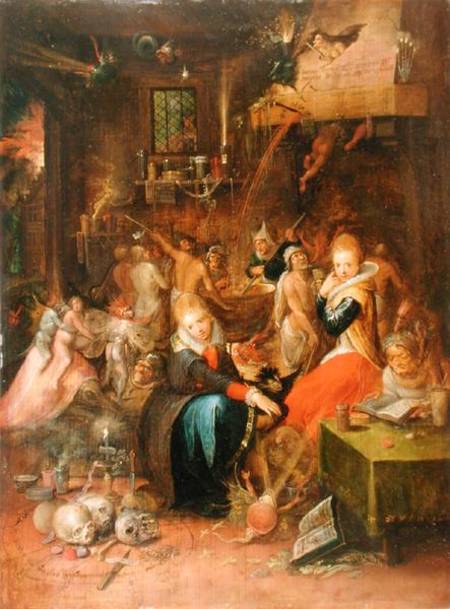 An Incantation Scene od Frans Francken d. J.
