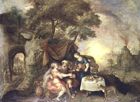 Lot and his Daughters od Frans Francken d. J.