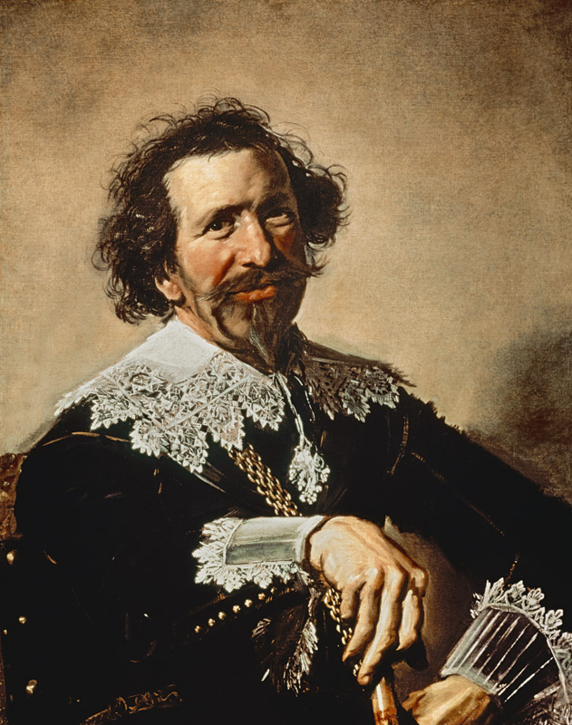 Pieter van der Broecke (1585-1641) The Man with the Cane od Frans Hals