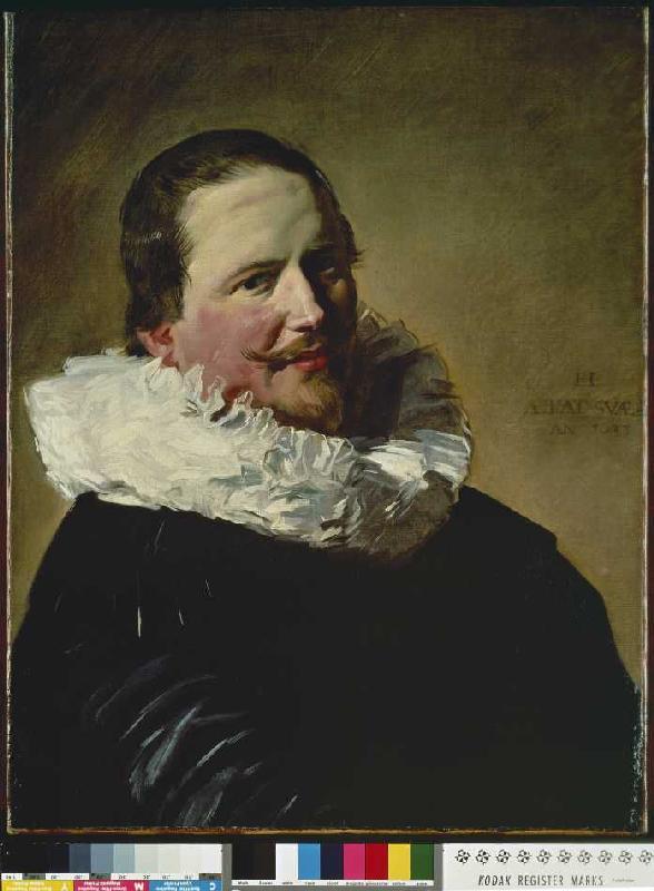 Portrait of a 30-year-old man with ruff od Frans Hals