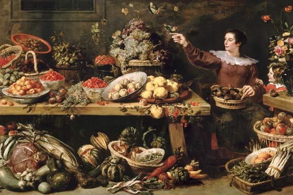 Still Life with Fruit and Vegetables od Frans Snyders