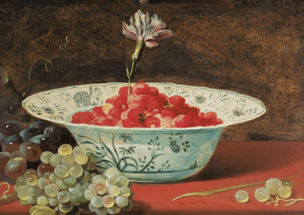 Still Life with a Bowl of Strawberries od Frans Snyders