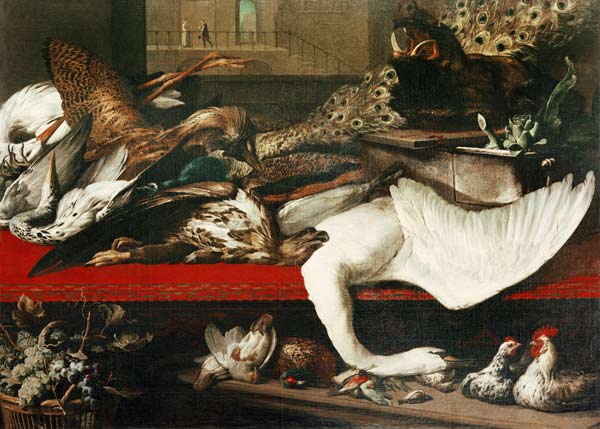 Quiet life with poultry and game od Frans Snyders