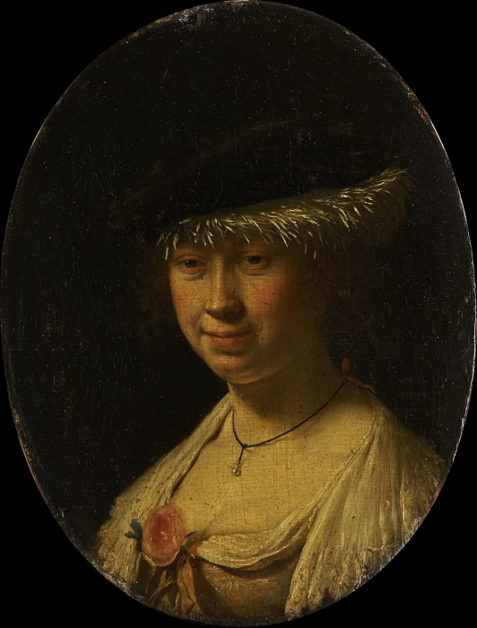 Portrait of a Woman with a Cap od Frans van Mieris d. Ä.
