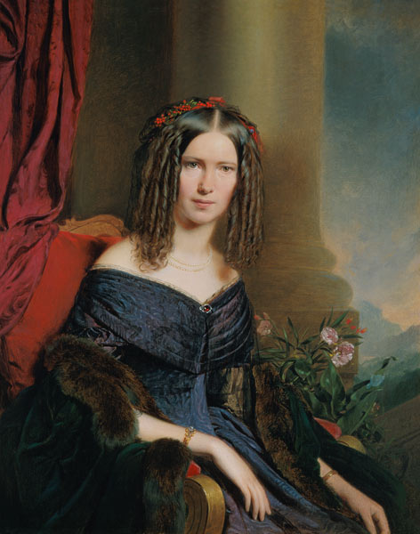 Lady portrait. od Franz Eybl