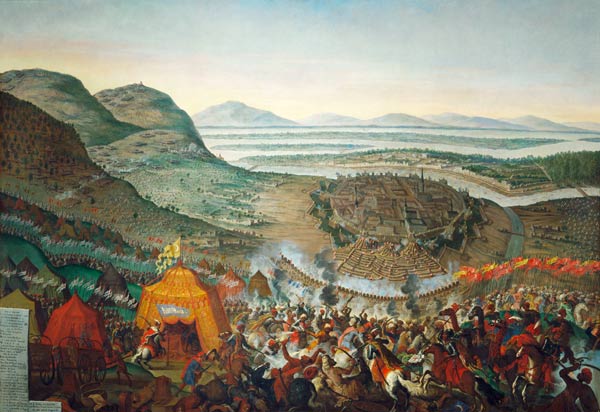 The relief battle. Idea of the Turks in Vienna od Franz Geffels