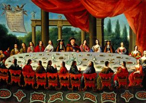 The banquet into wait (Jaworow) od Franz Geffels