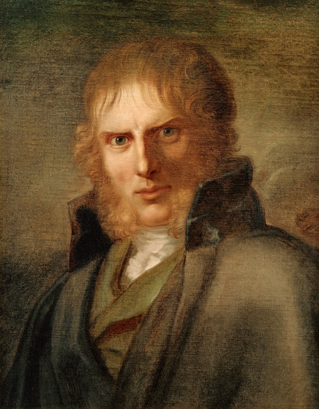 The Painter Caspar David Friedrich (1774-1840) od Franz Gerhard von Kugelgen