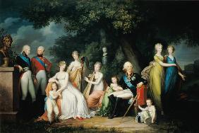 Paul I (1754-1801), Maria Feodorovna (1759-1828) and their Children
