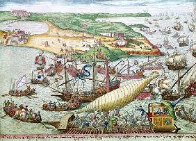 The Siege of Tunis or La Goulette Charles V in 1535