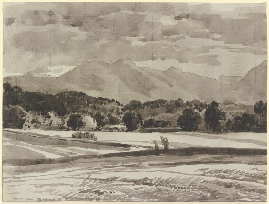 Foothill landscape od Franz Innocenz Josef Kobell