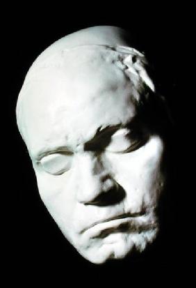 Mask of Beethoven (1770-1827), taken from life at the age of 42