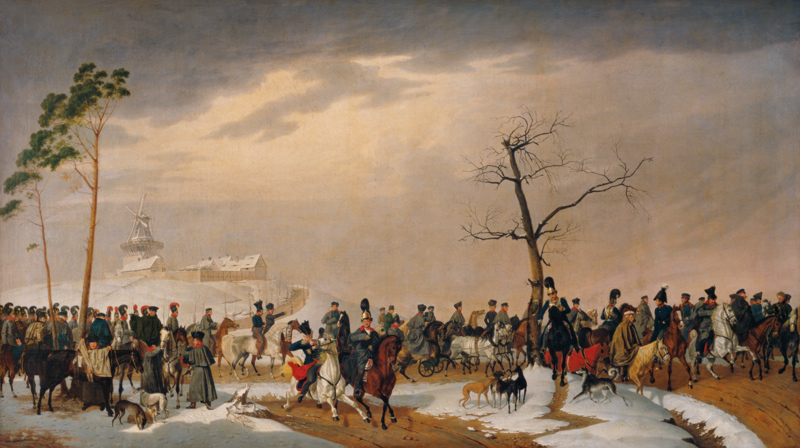 Marsch preußischer Kavallerie 1815 od Franz Krüger