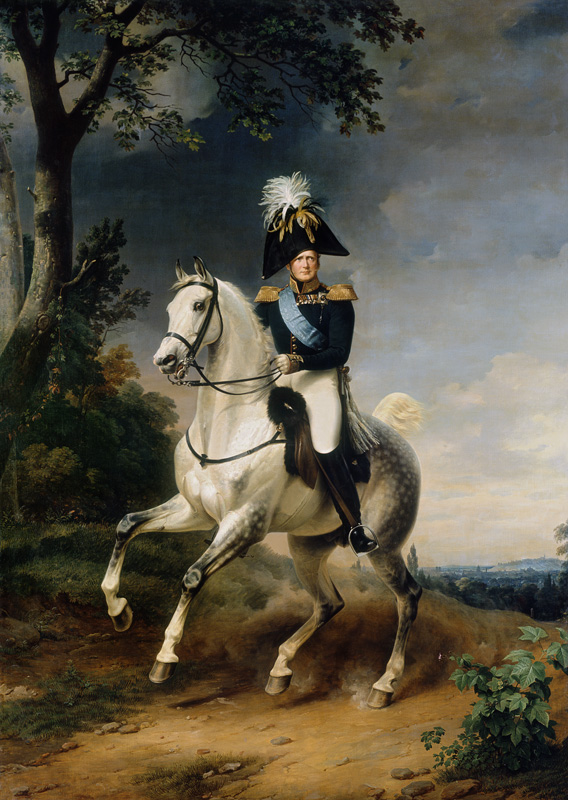 Tsar Alexander I. to horse od Franz Krüger