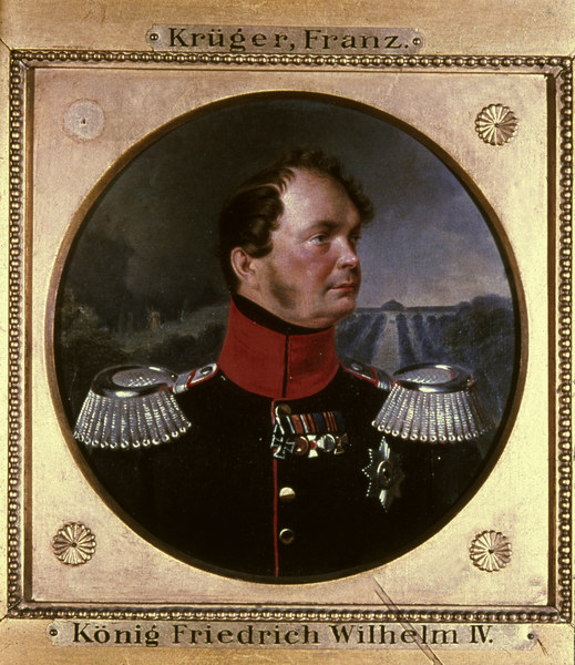 Friedrich Wilhelm IV , Franz Kr??ger od Franz Krüger