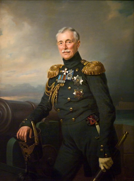 Prince Alexander Sergeyevich Menshikov (1787-1869) od Franz Krüger