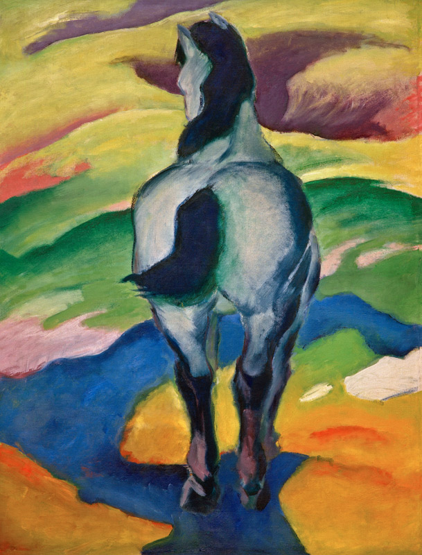 Blue horse II od Franz Marc