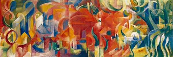 Playing forms od Franz Marc