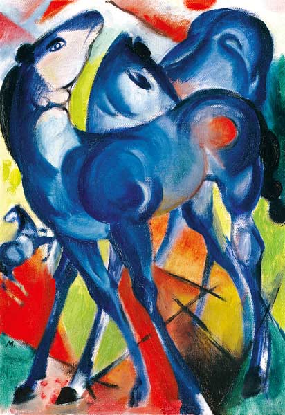 The Blue Foals od Franz Marc