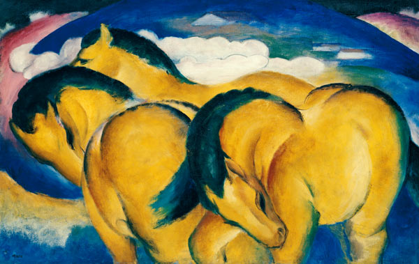 Little Yellow Horses od Franz Marc