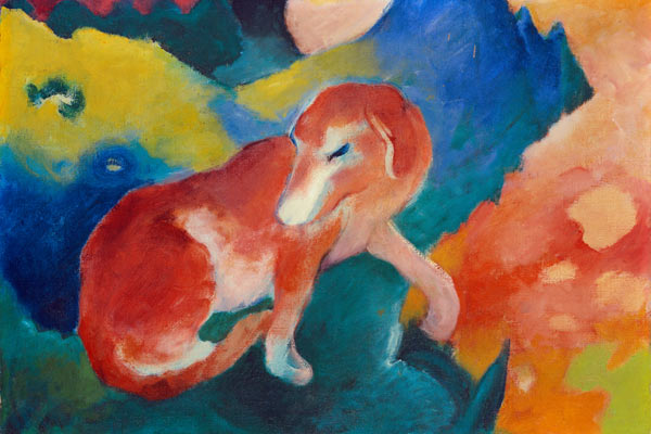 Roter Hund od Franz Marc