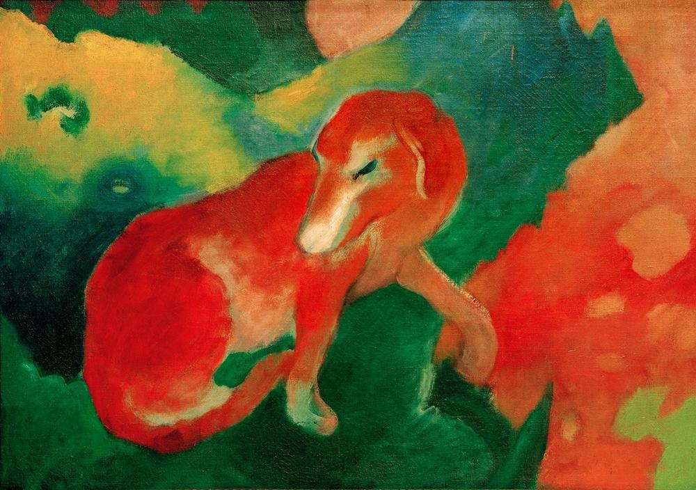 Red dog od Franz Marc