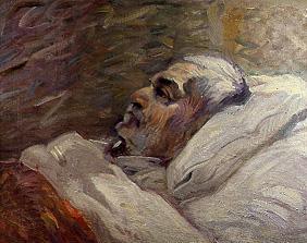 The father of the artist on the sickbed (II.)