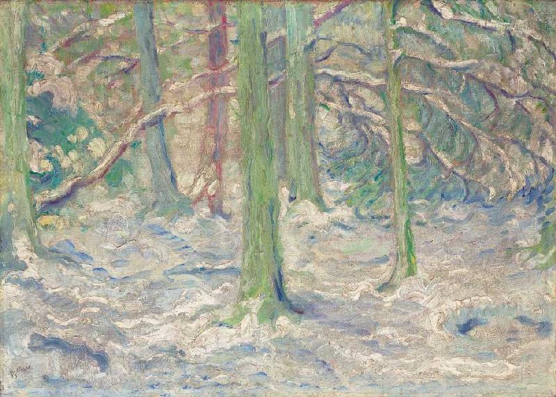 Verschneiter Wald od Franz Marc