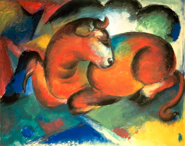 The Red Bull od Franz Marc