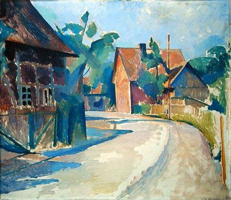 A Village Street od Franz Nolken