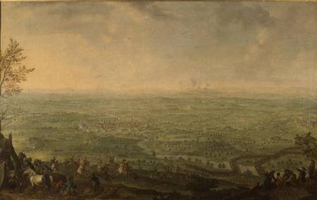 The Siege of Olmutz by the Prussian Army od Franz Paul Findenigg