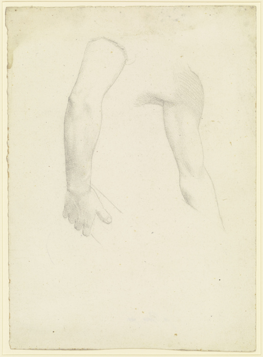 Study sheet: two arms od Franz Pforr
