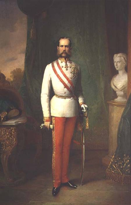 Franz Joseph I Emperor of Austria and King of Hungary (1830-1916) od Franz Russ