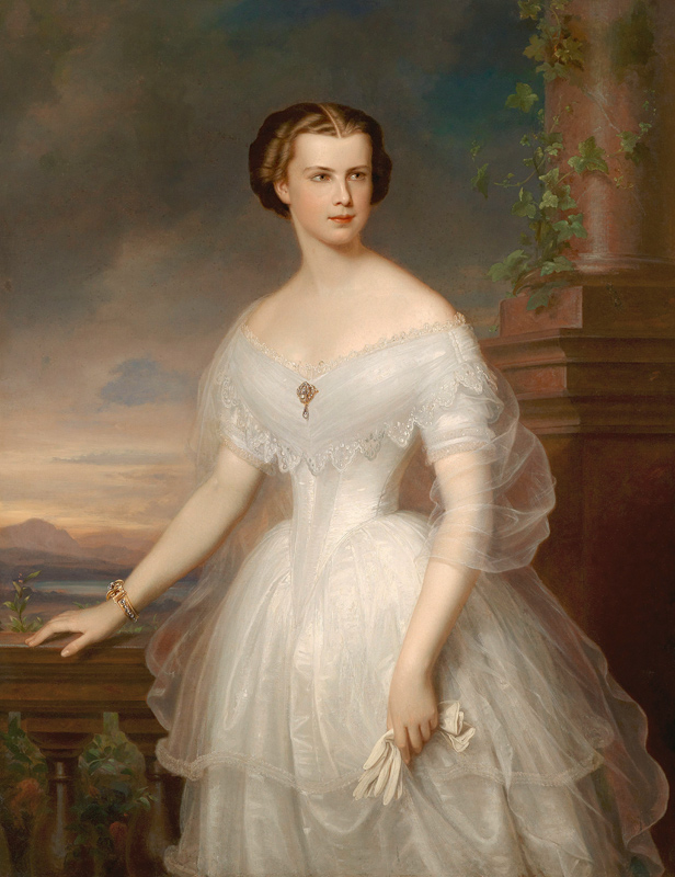 Portrait of Elisabeth of Bavaria od Franz Schrotzberg