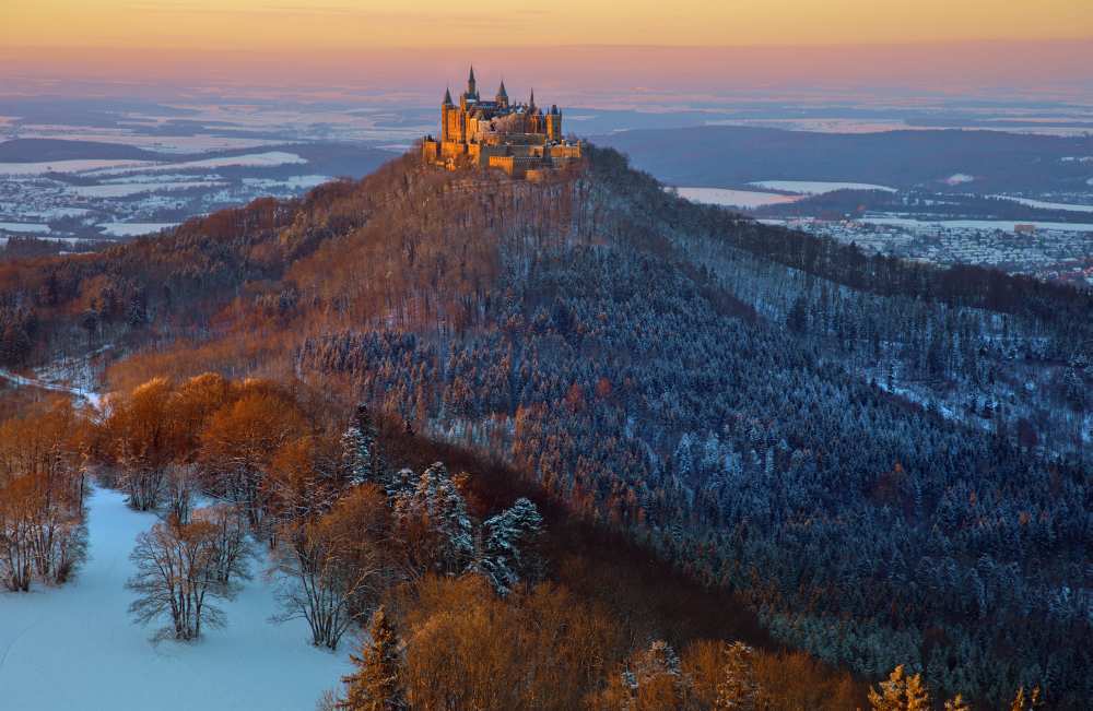 Hohenzollern in  Winter mood od Franz Schumacher
