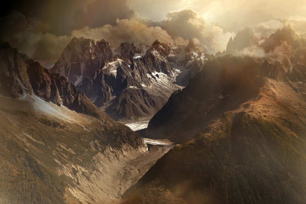 Mont Blanc Massiv od Franz Schumacher