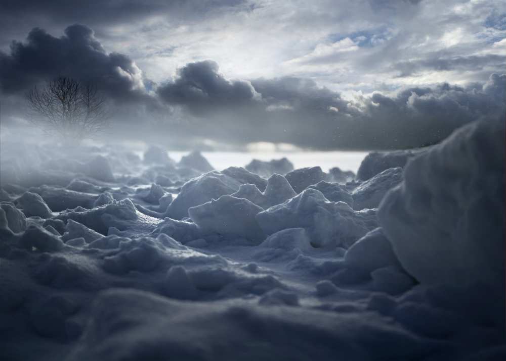 Snowstorm od Franz Schumacher